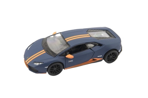 Auto Kinsmart Lamborghini Huracan kov/plast 12cm na zpětné natažení 4 barvy