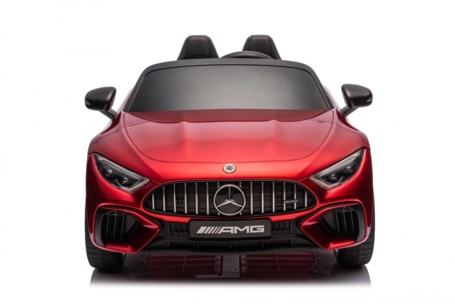 Mercedes AMG SL63 červeně lakované auto na baterie