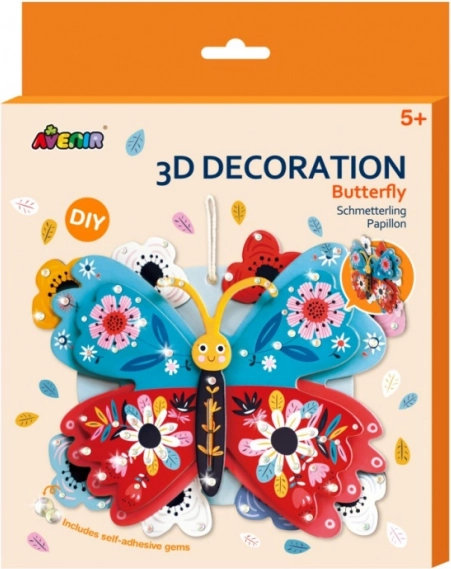 Dekorace 3D - Motýl