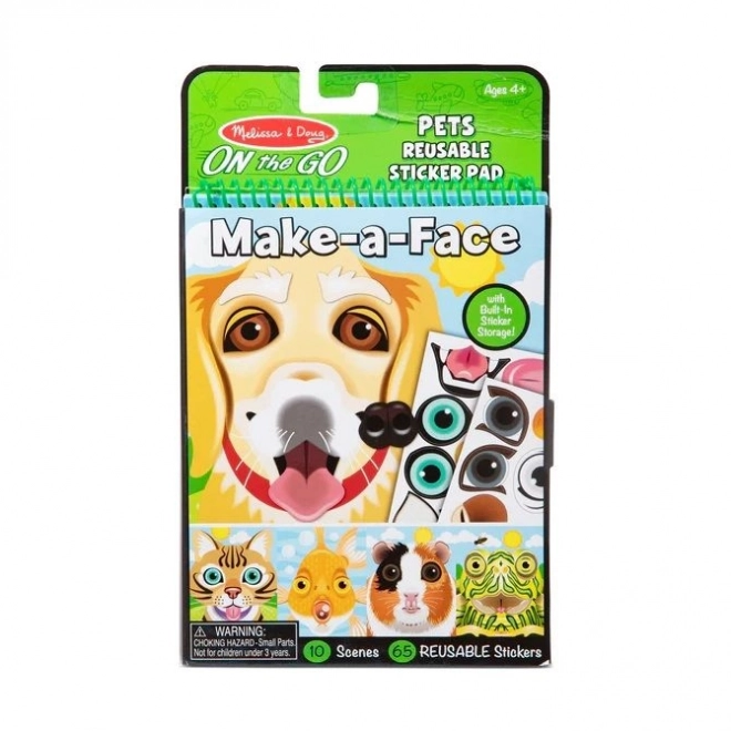 Kreativní sada Make-a-Face: Domácí zvířata
