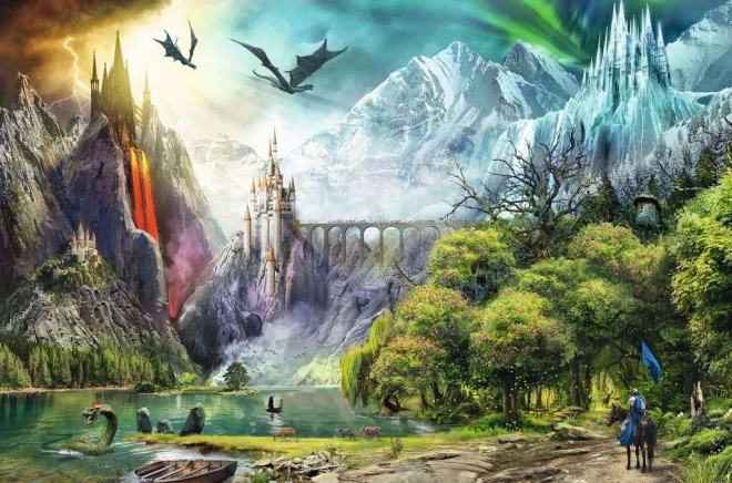 Puzzle Ravensburger Reign of Dragons 3000 dílků