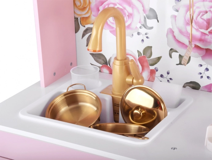 Funkční dřez se zlatou baterií