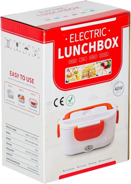 Elektrický obědový box s ohřívačem