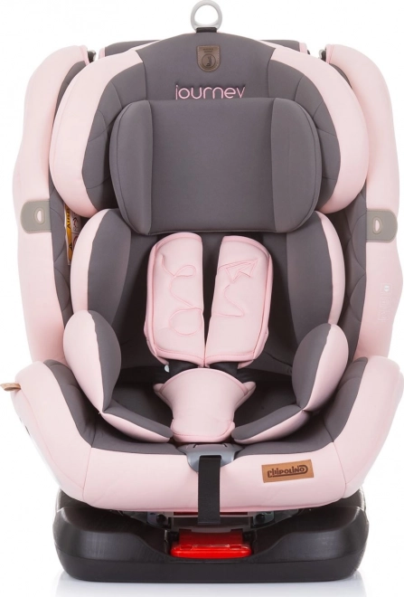 CHIPOLINO Autosedačka Journey otočná 360 Isofix 0-36 kg – Rose Water