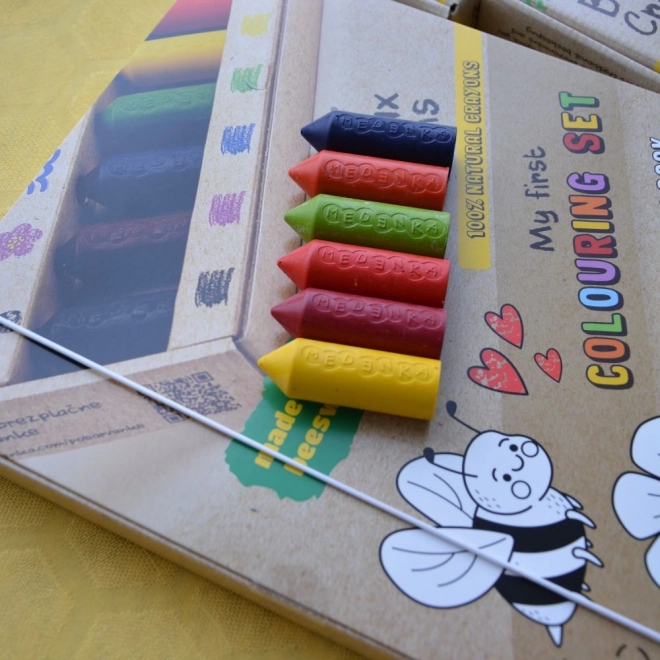 Kreativní sada s včelími voskovými pastelkami