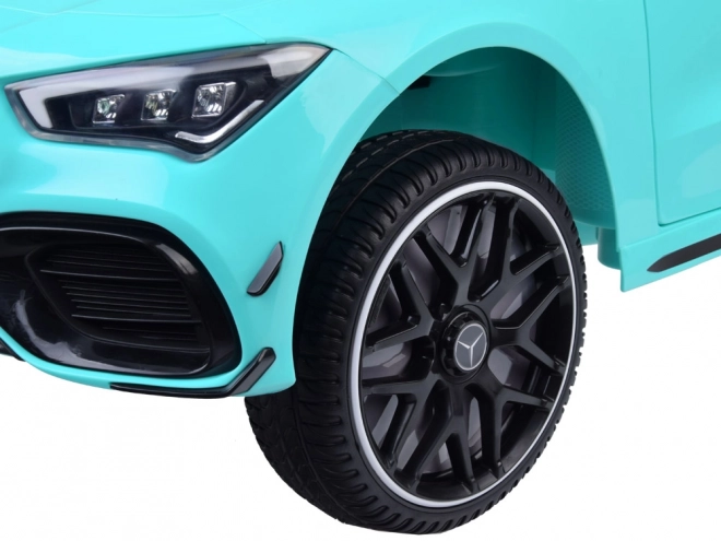 Dětské elektrické auto Mercedes AMG CLA 45s s houpacím efektem – Modrá
