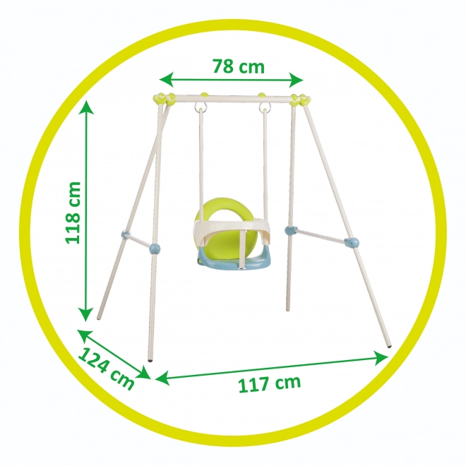 Houpačka Baby 120 cm, kovová konstrukce