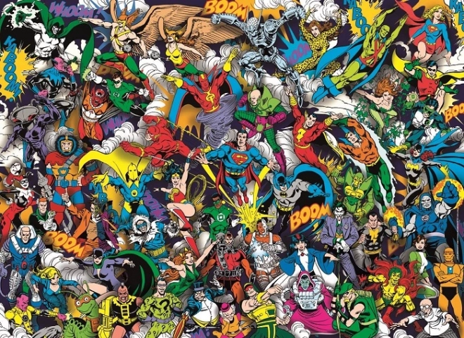 Puzzle 1000 dílků DC Comics liga spravedlnosti
