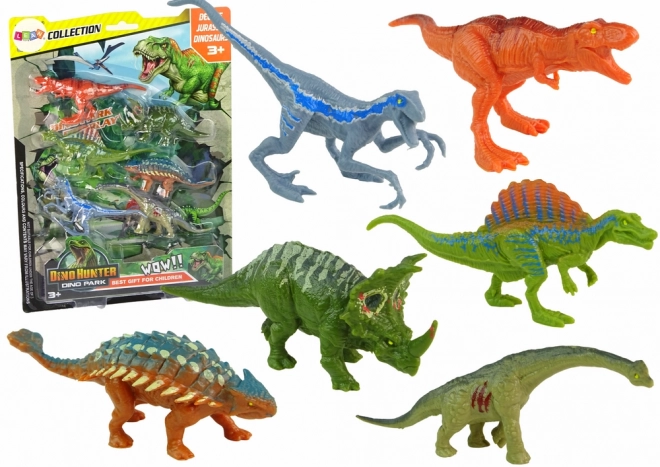 Sada figurek Dinosauři 6 ks Barevné