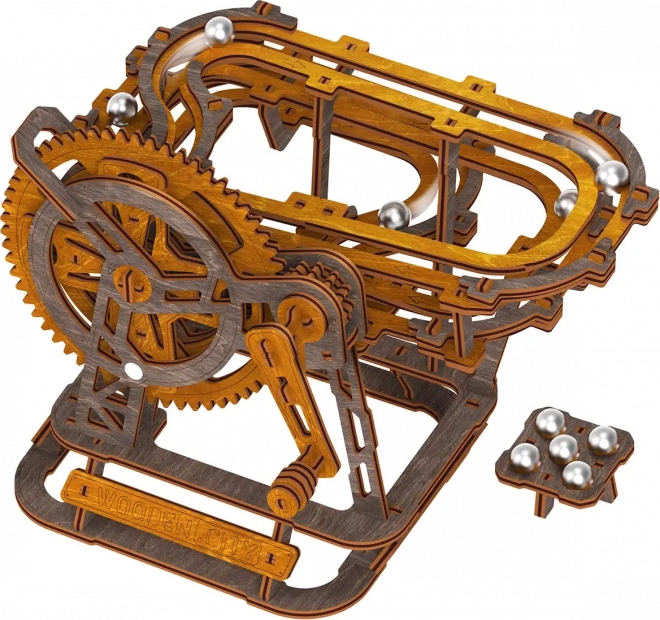 Dřevěná 3D puzzle Kuličková dráha Mini od Wooden City