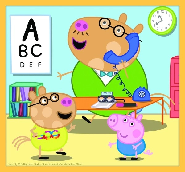Puzzle 10v1 Peppa Pig