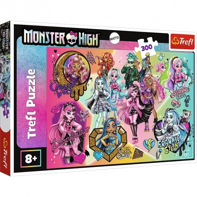 Puzzle 300 dílků Zombie vrcholem Monster High