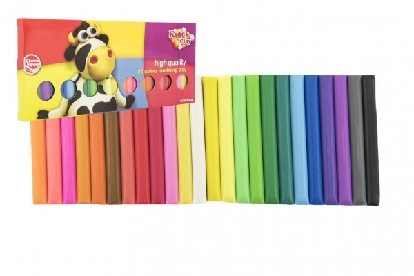 Modelína Kiddy Clay 500g – 24 barev