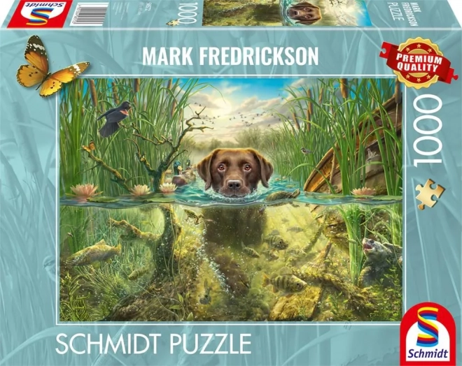 Puzzle Čokoládový labrador 1000 dílků