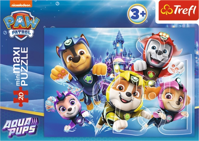 Puzzle Tlapková patrola miniMAXI 20 dílků