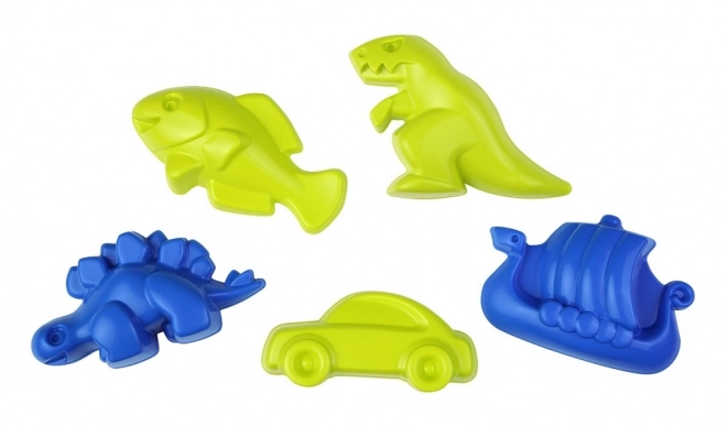 Formičky na písek s dinosaurem 5 dílů
