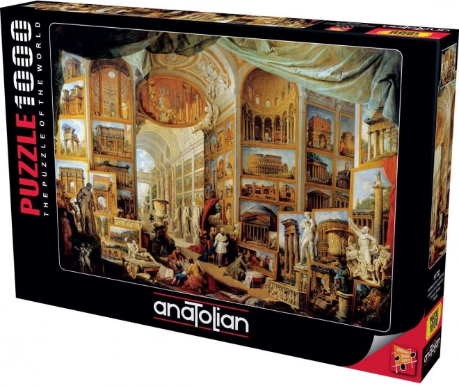 Puzzle Interiér imaginární obrazové galerie 1000 dílků