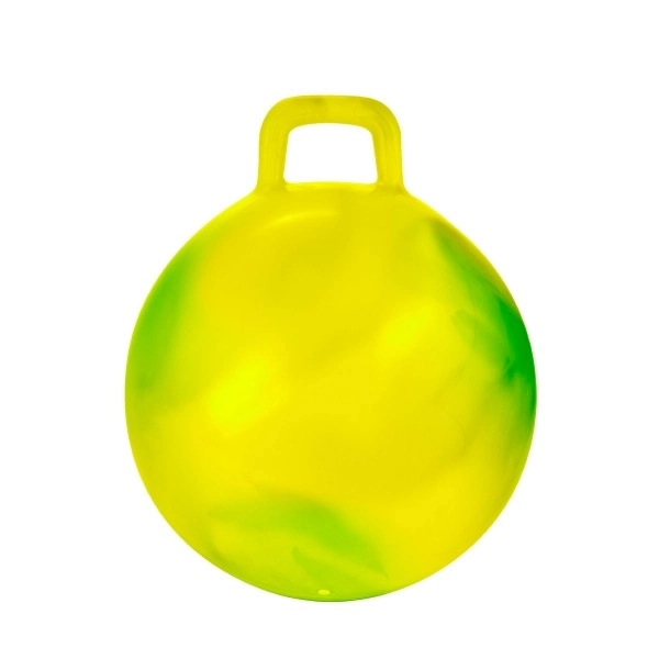 Skákací míč s úchytem 45 cm barevný
