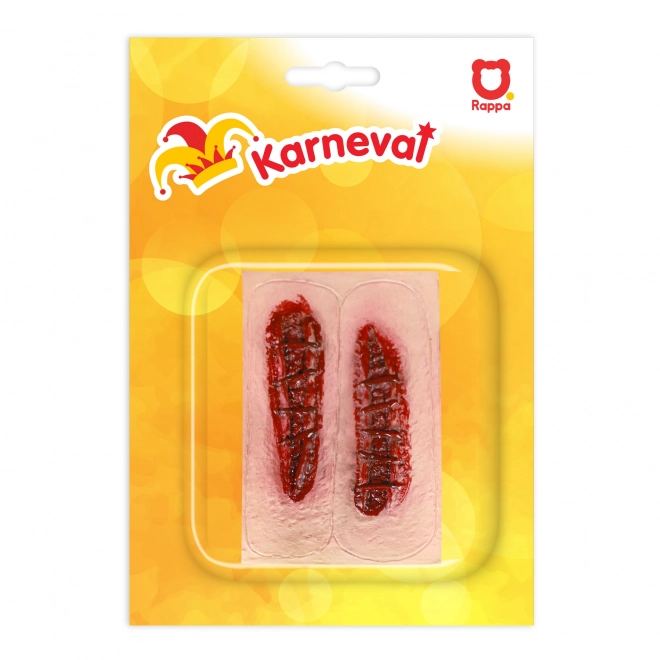 Nalepovací jizvy na karneval a Halloween