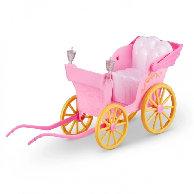 ZURU Sparkle Girlz princezna s kočárem a jednorožcem