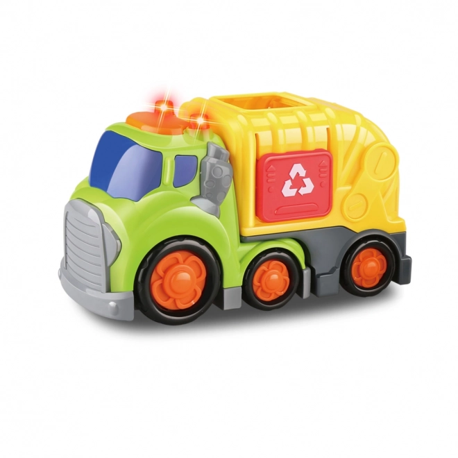 Popelářský vůz se světlem a zvukem Kiddy Go!, 19,5 cm