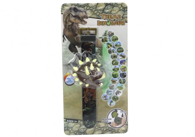 3D dinosaurus Triceratops Projektor Hodinky 22cm x 5cm x 3cm