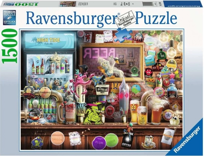 Puzzle řemeslné pivo 1500 dílků