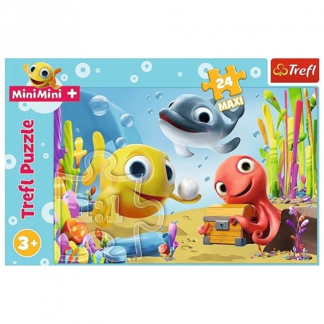 Puzzle 24 Maxi Veselá Rybička Mini Mini