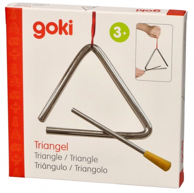 Kovový hudební trojúhelník TRIANGEL