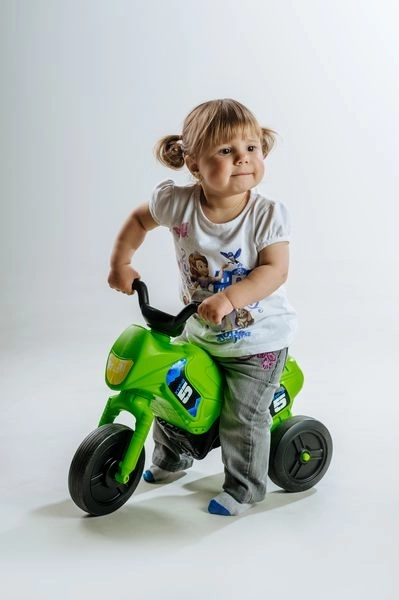 Odrážedlo Enduro malé plast výška sedadla 26cm nosnost do 25kg od 12 měsíců