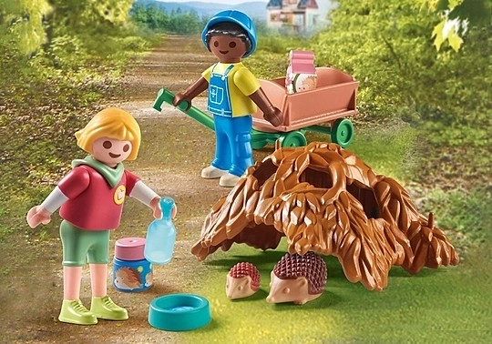 Set figurek Playmobil My Life Péče o ježky
