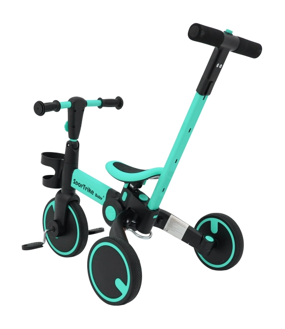 Dětské odrážedlo Happy Bike 3v1 – Tyrkysové