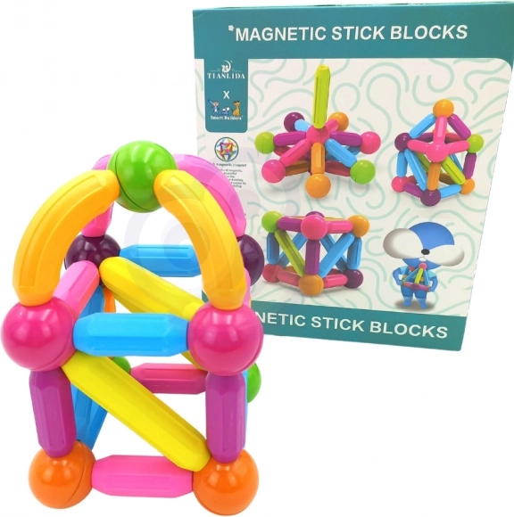 Woopie magnetické stavebnice vzdělávací velké 28 ks