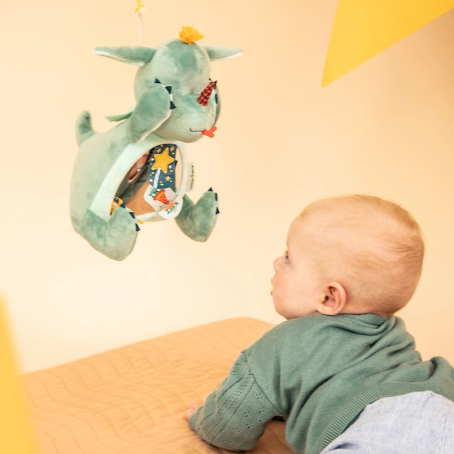 Lilliputiens – textilní hračka se zrcátkem dráček Joe