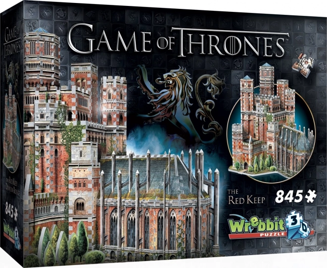 WREBBIT 3D puzzle Hra o trůny: The Red Keep 845 dílků