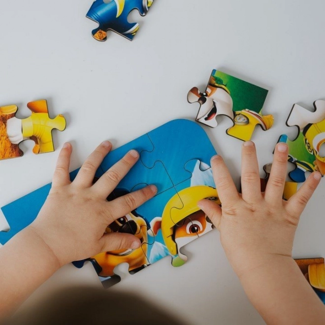 Puzzle 24 dřevěných dílků Tlapková patrola