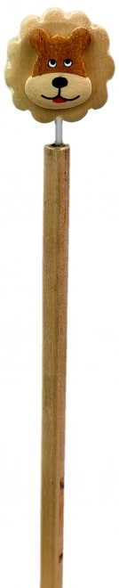 Dřevěná Tužka s Hlavou Lva