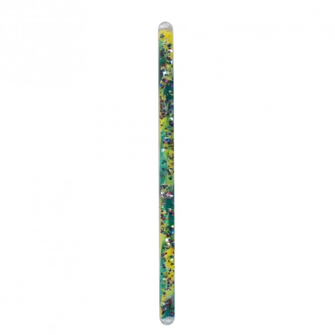 Bigjigs Toys Spirálová kouzelná hůlka 1 ks – Zeleno-žlutá