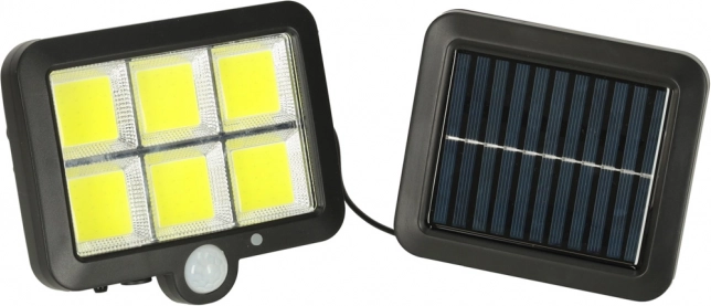 Solární lampa s pohybovým a soumrakovým senzorem 120 LED