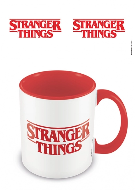 Keramický hrnek Stranger Things červený