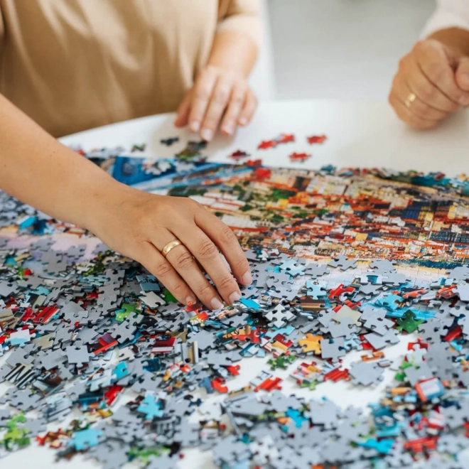 Puzzle 1000 dílků Kvalita Premium Plus Město Riomaggiore Itálie