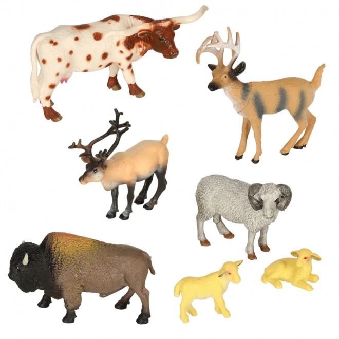 Animal world sada figurek zvířat - hrací set 28 ks