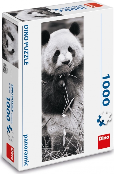 PANDA V TRÁVĚ 1000 panoramic Puzzle NOVÉ