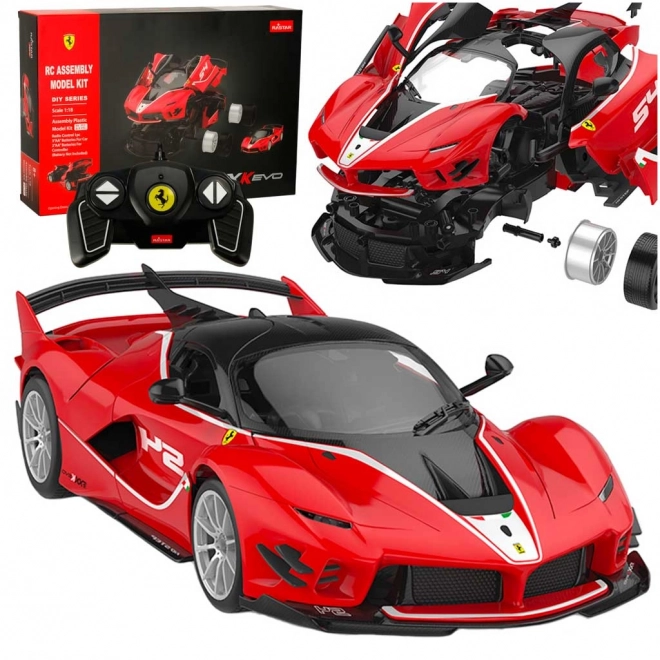 Zdalně ovládané auto Rastar Ferrari k sestavení