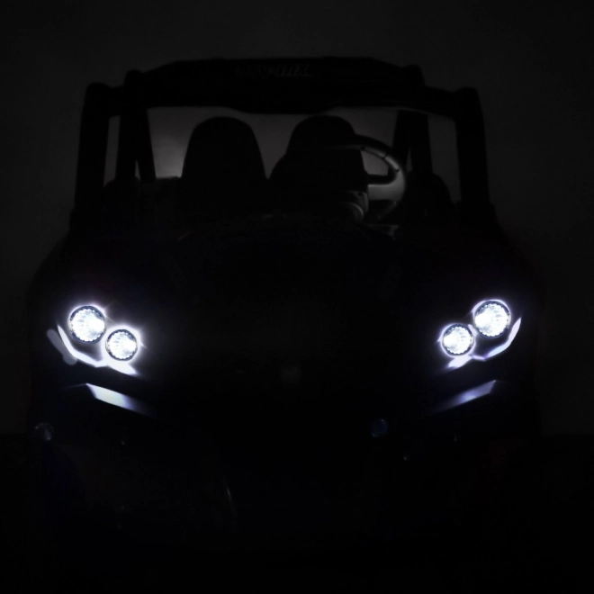 Buggy SuperStar pro děti Modrá + MP4 + pohon 4x4 + dálkové ovládání + zavazadlový prostor + LED + zámek dveří