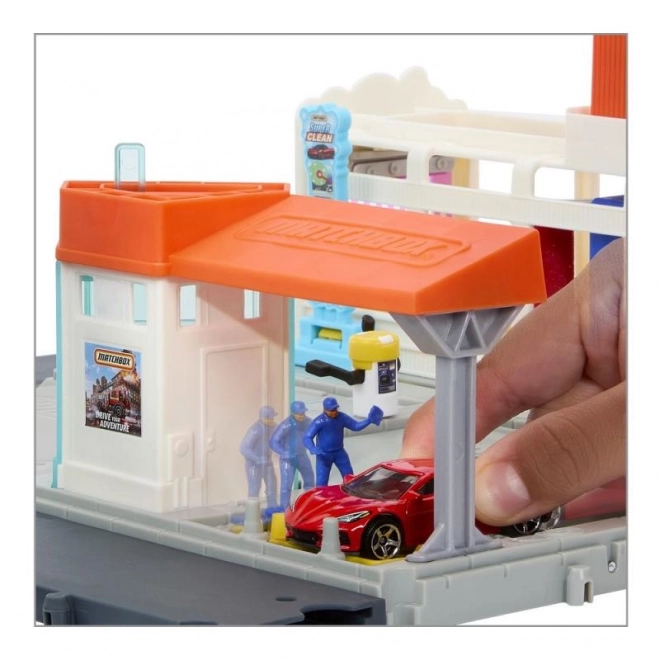 Sada Matchbox Real Adventures Myčka aut
