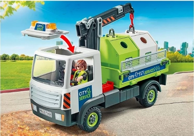 Kamion s kontejnery na sklo City Action 71431