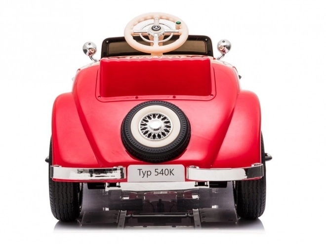 Retro auto na akumulátor Mercedes-Benz 540K – Červené