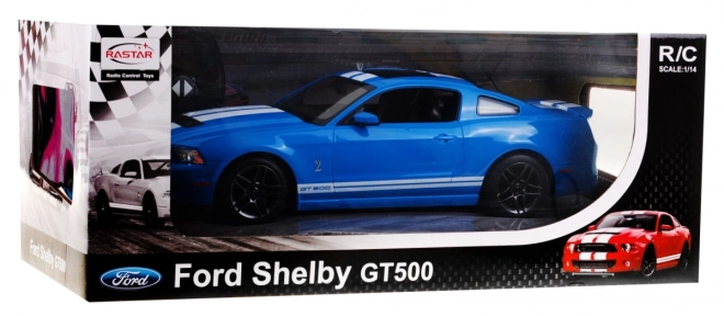 RC auto Ford Shelby GT500 od Rastar na dálkové ovládání červené – Modrý
