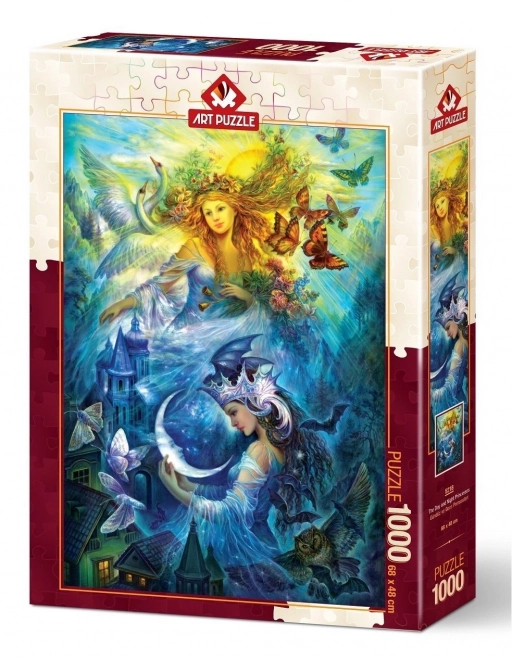 ART PUZZLE Puzzle Princezny Dne a Noci 1000 dílků